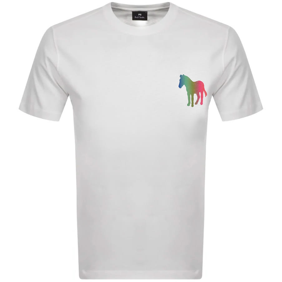 Alternative Image for ProductPS By Paul Smith Zebra Logo T Shirt White1